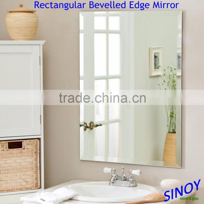 3mm 4mm 5mm Wholesaler sale Ultral Clear Frameless bath mirrors glass