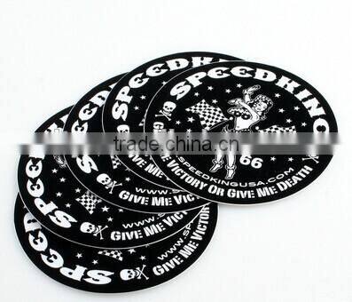 uv laminated business circular sticker (M-A457)