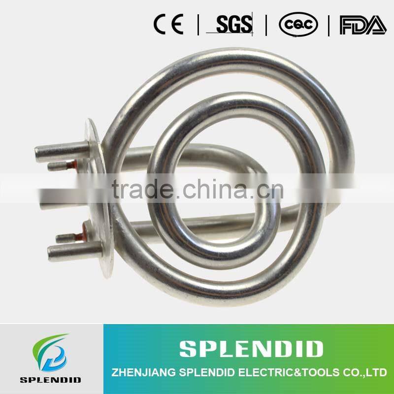 Tubular heating element for water boiler