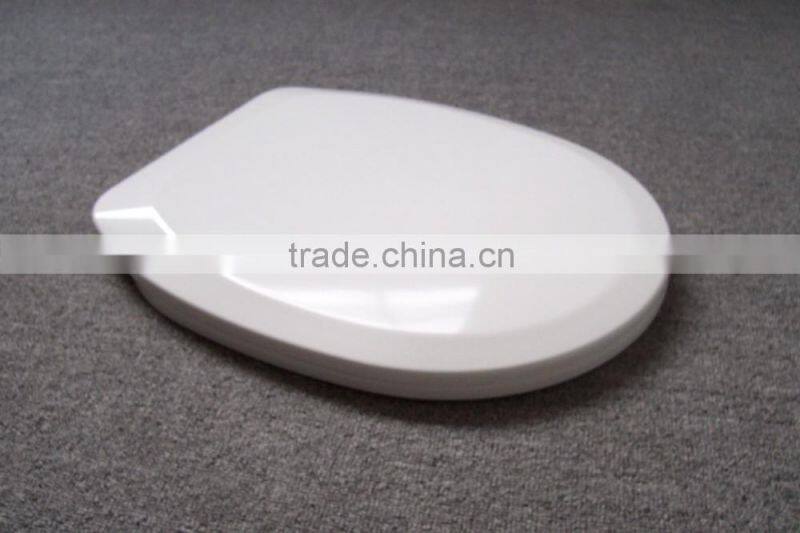 Duroplast toilet seat cover with normal close hinge for the bathroom