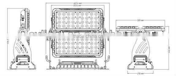 Stage Lighting equipment 72PCS 10W LED RGBW Wash Light