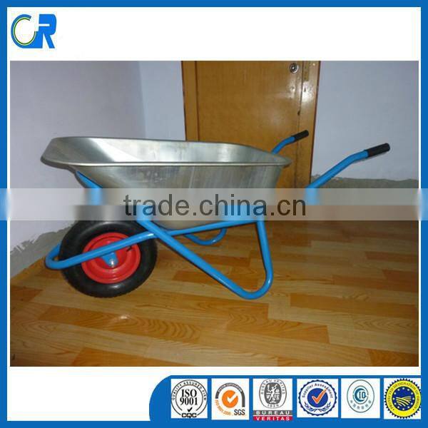 Qingdao manufacturer solid tyre wheel barrow