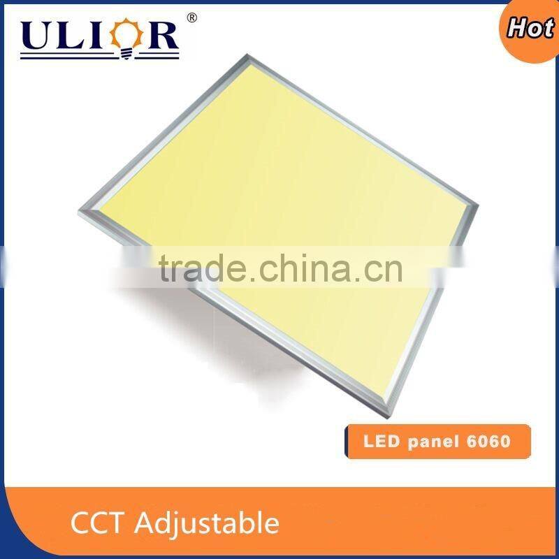 Factory Intelligent led panel lighting Dimmable and CCT adjustable led flat panel 600*600 led panel light