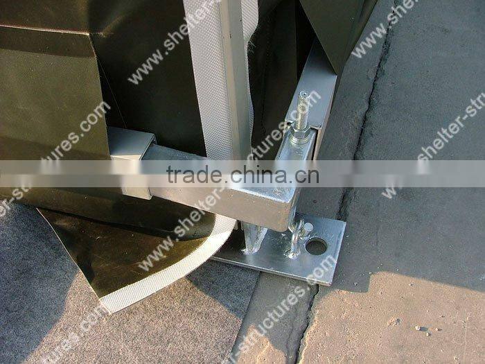 Green color MPT series shelter military tent for sale exported in chile