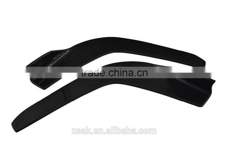 Universal carbon fiber front bumper lip diffuser