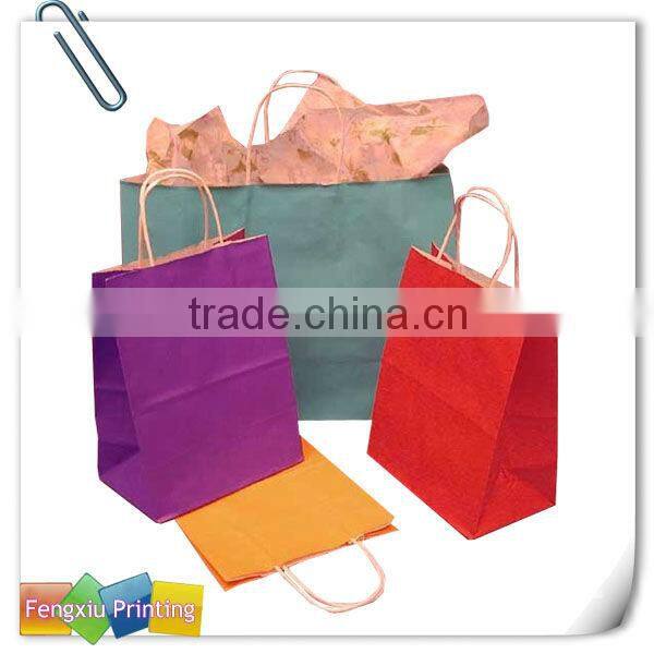 Custom Company Logo Paper Bag for Shopping