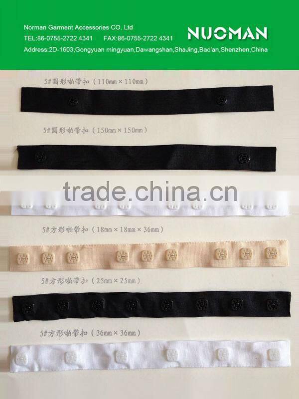 plastic snap tape garment accessories