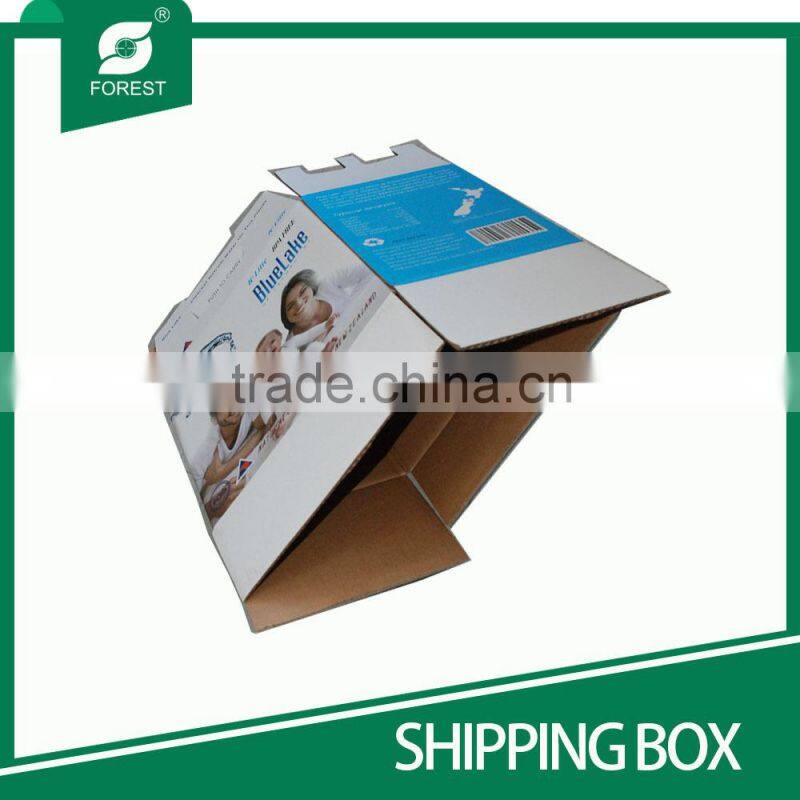 SPECIAL DESIGN BE FLUTE CORRUGATED SHIPPING MOVING BOX WITH MATT LAMINATED