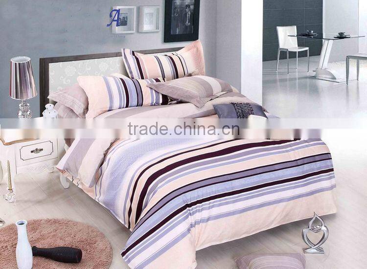 The best fashion bedding designs for100%cotton high quality of print luxury bed sheet/fitted sheet/soft comforter duvet cover