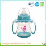 8oz 240ml light PP baby bottle manufacturing with silicone nipple
