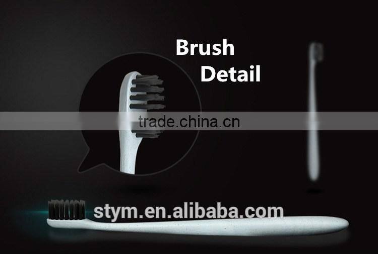 Wheat straw wholesale travel tooth brush toothbrush