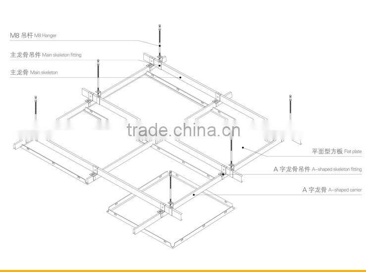 Hot sale aluminum suspended cheap ceiling tiles price