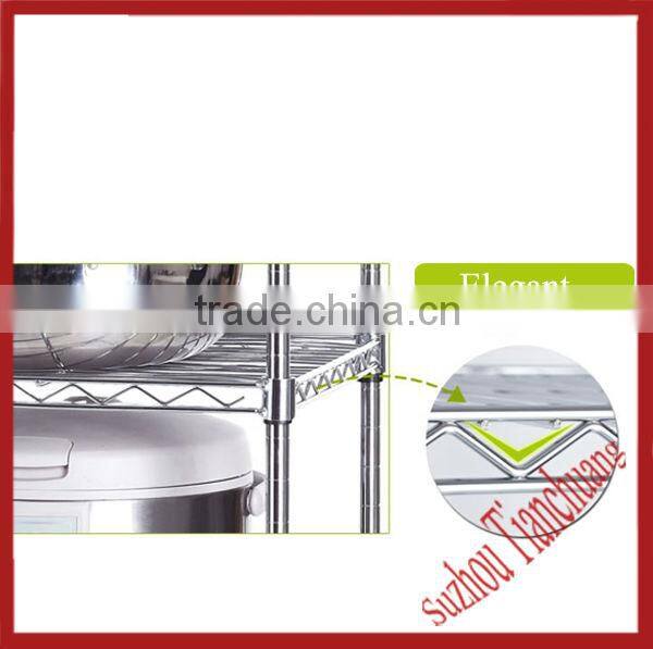 chromed stainless steel display stand