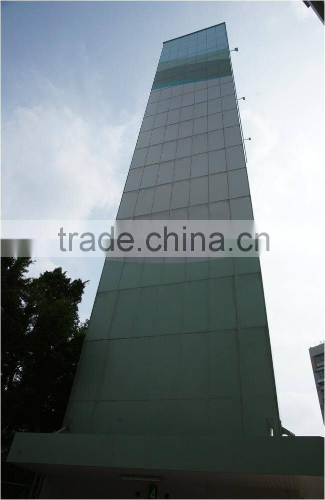 High level shopping plaza parking system