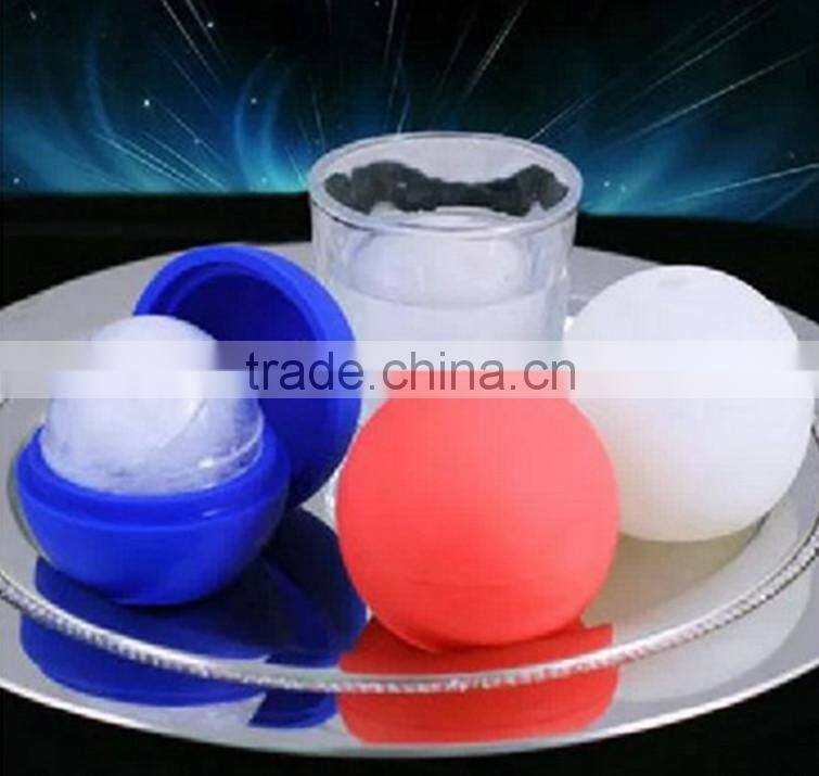2014 funny mini silicone ball shaped ice cube tray wholesale