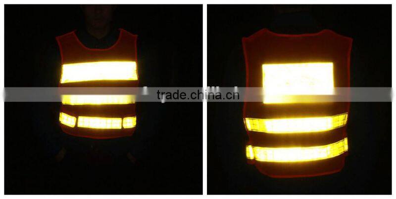 yongkang factory CE EN20471 mesh PVC refleticve tape high visibility jacket