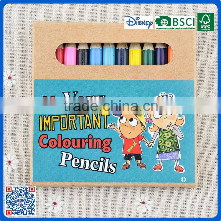 12 colors eco-friendly pencils for children