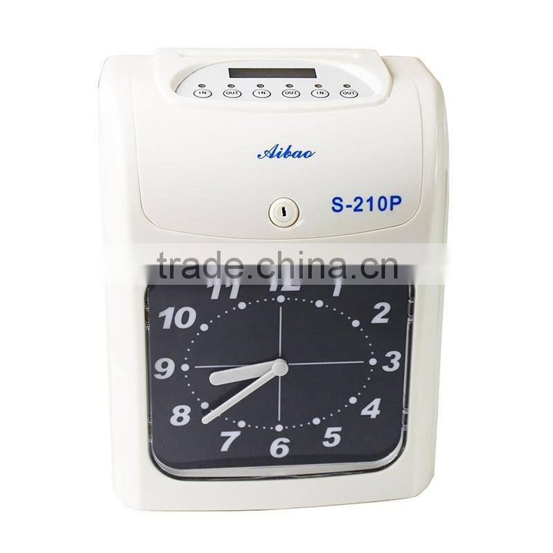 monthly time card punch time recorder machine
