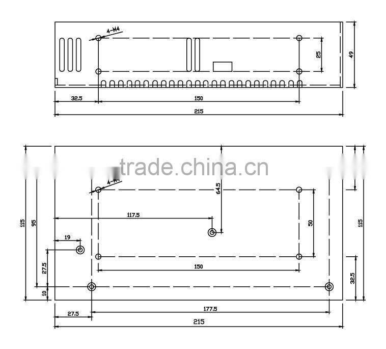 PF300 Wholesale wide input range 100-240 Vac with PFC function 200W 300W 400w switching power supply