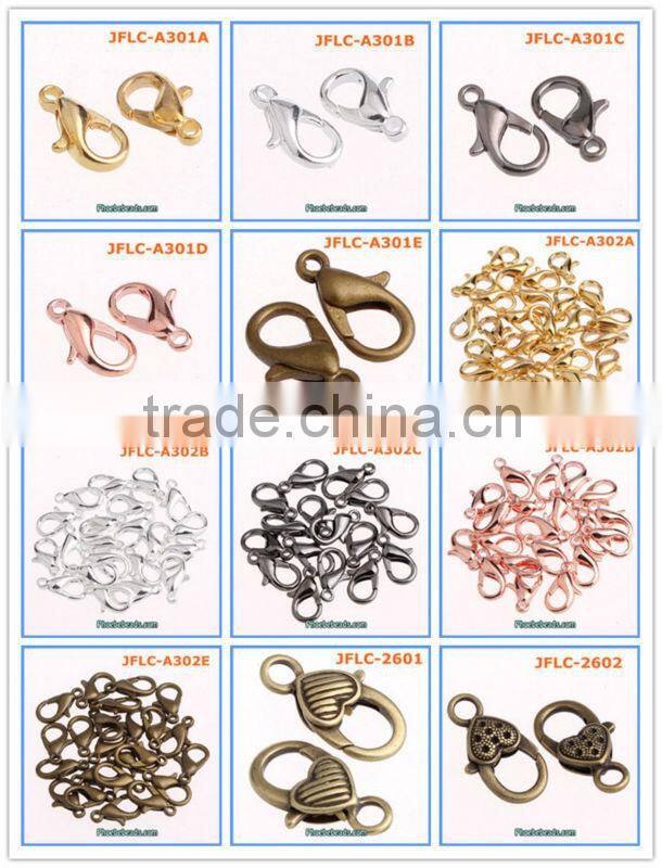 Wholesale Gold Plated Iron 8mm Ribbon Clamp For Jewelry Making (2000 Pcs/Pack) JF-RE8mm