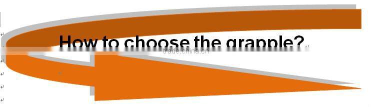 factory price high quality hydraulic stone grapple