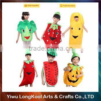 2016 Hot customized handmade carnival kids fruit costume