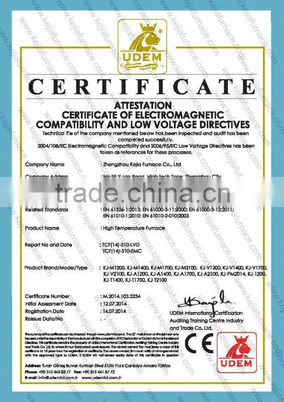 Argon atmosphere furnace with CE