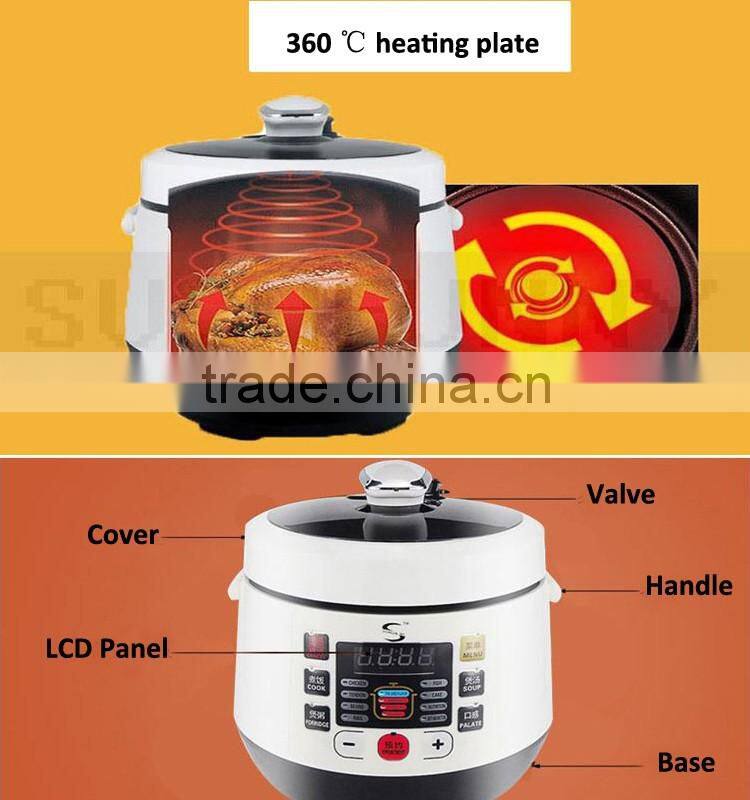 2016 new products kitchen appliance intelligent electrical pressure cooker