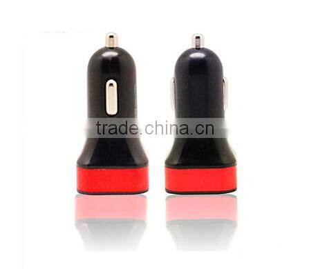 high quality usb car charger for mobile phone with dual port usb ports