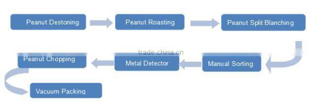 Professional High Quality Peanut Roasting Chopping Production Line