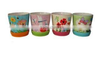 Hand Painted Ceramic Modern Cheap Flowers Pots Planters