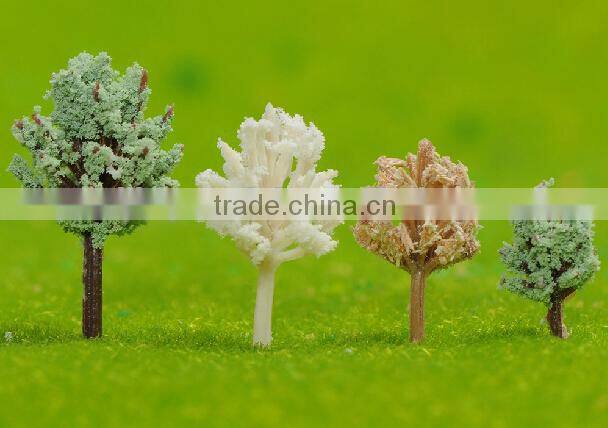 artificial 3D model mininature tree in arhictecture model