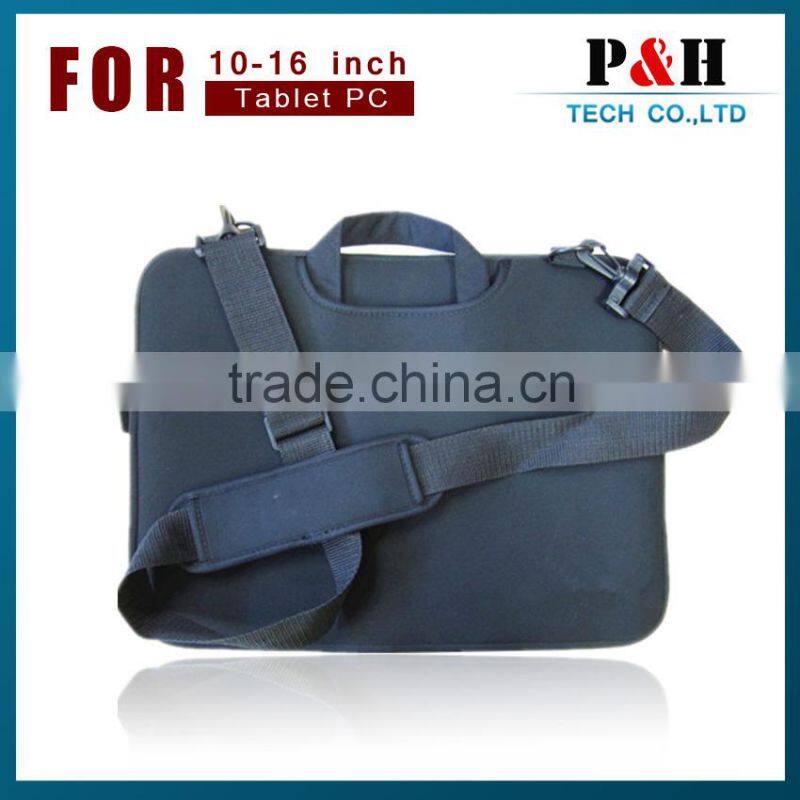 Wholesale Durable Waterproof Blue Neoprene laptop bags with handles