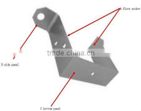 Stainless steel post bracket