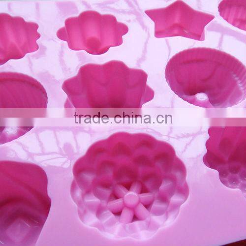 2013 The Most Popular Beautiful Flowerpot Silicone Cake Mould