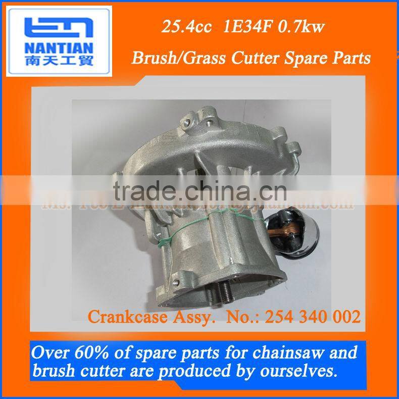 Crankcase Assy. Brush/Grass Cutter Spare Parts for 1E34F engine, 25.4cc