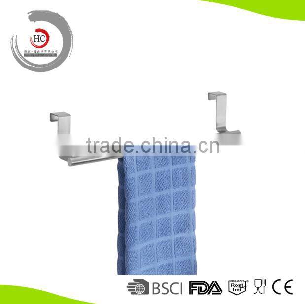Stainless steel kitchen towel hanger multi-function door hook HC-SDH10