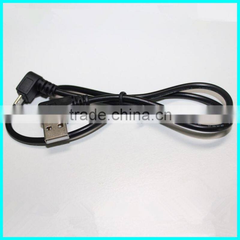 20cm 28awg right angle micro usb to 4pin Molex cable