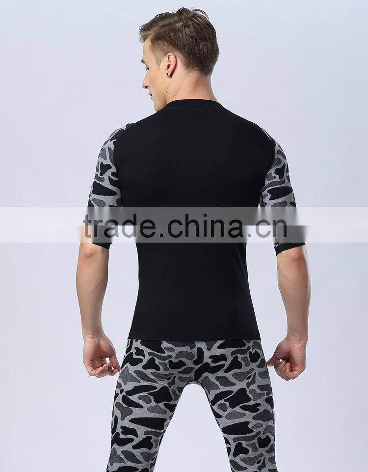 Leopard men breathable quick-drying sports pants 7 minutes of pants