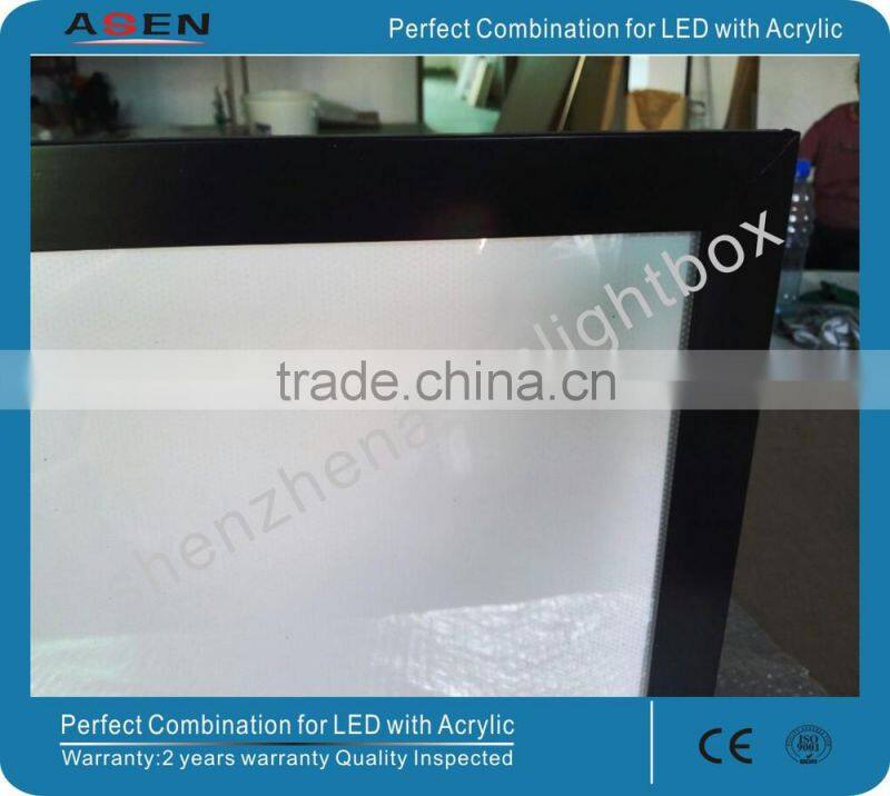 Wholesale Best Quality Advertising LED Slim Light Box only for 15mm