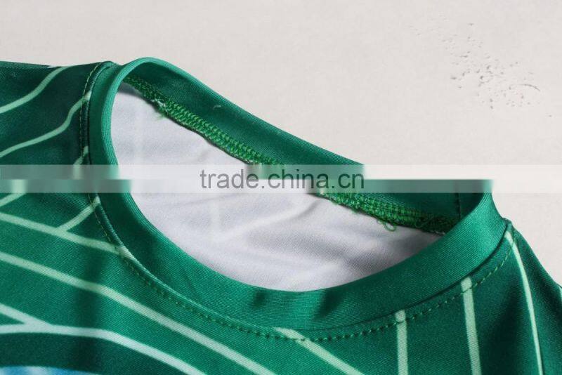 Guangzhou custom sublimation 3d design t-shirts/3d animal t-shirts/t-shirts avengers superman compression shirt for women