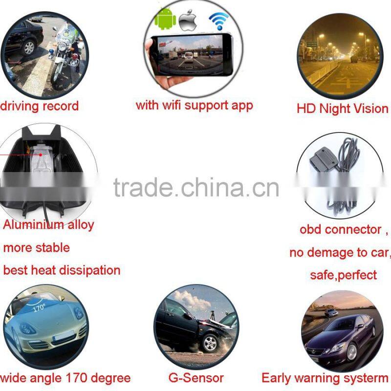 best OBD2 Car dvr 1080P Novatek Chipset Night Vision Car DVR Camera fit for ferrari car