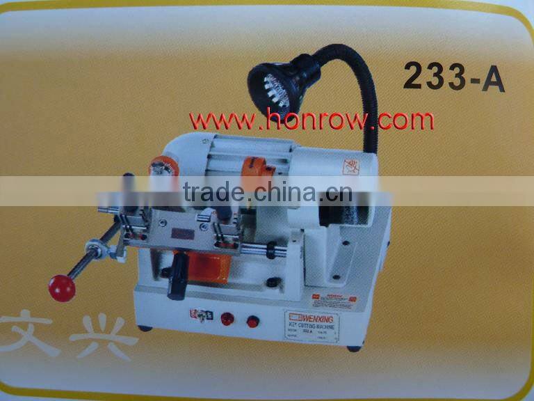 High quality locksmith tool Model 233-A WengXing key cutting machine with external cutter cutting machine key copy machine