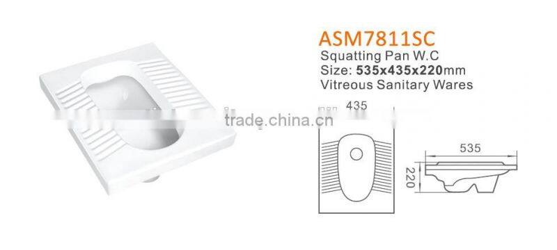 Alibaba New Products Low Price Flush Ceramic Squat Toilet