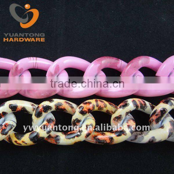 Fashion jewelry 4mm finished high quality aluninum chain