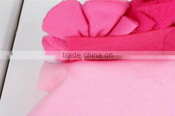 Popular Winter Cute Baby Beanie Hats With Flowers