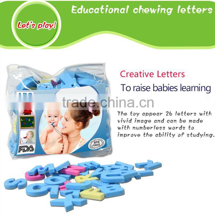 bpa free food grade baby chew products silicone pendant teething