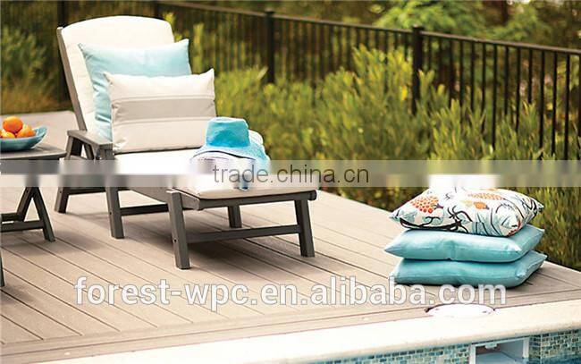 wood plastic slat floor wpc wood