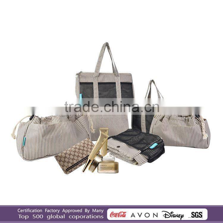 Bag in Bag polyester felt bag multifunctional polyester accessories organizer case