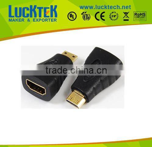 Adapter HDMI A to Mini plug,M/M, golden plated. REACH COMPLY!